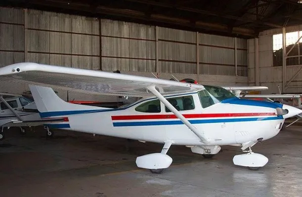 Exterior view of a 1980 Cessna 182Q.