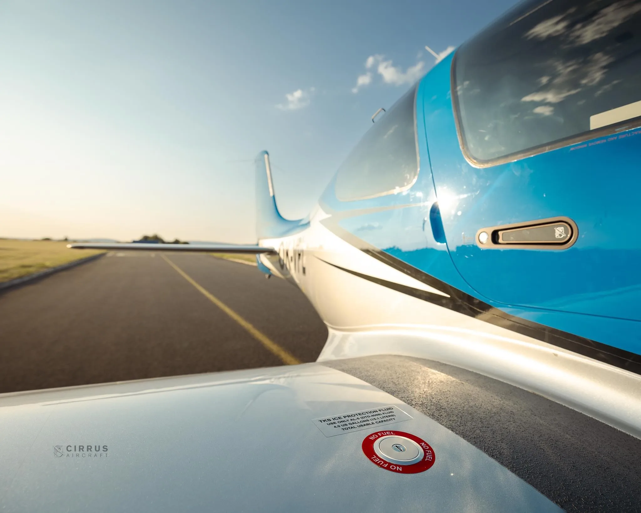 Exterior view of a 2022 CIRRUS SR22-G6 TURBO.