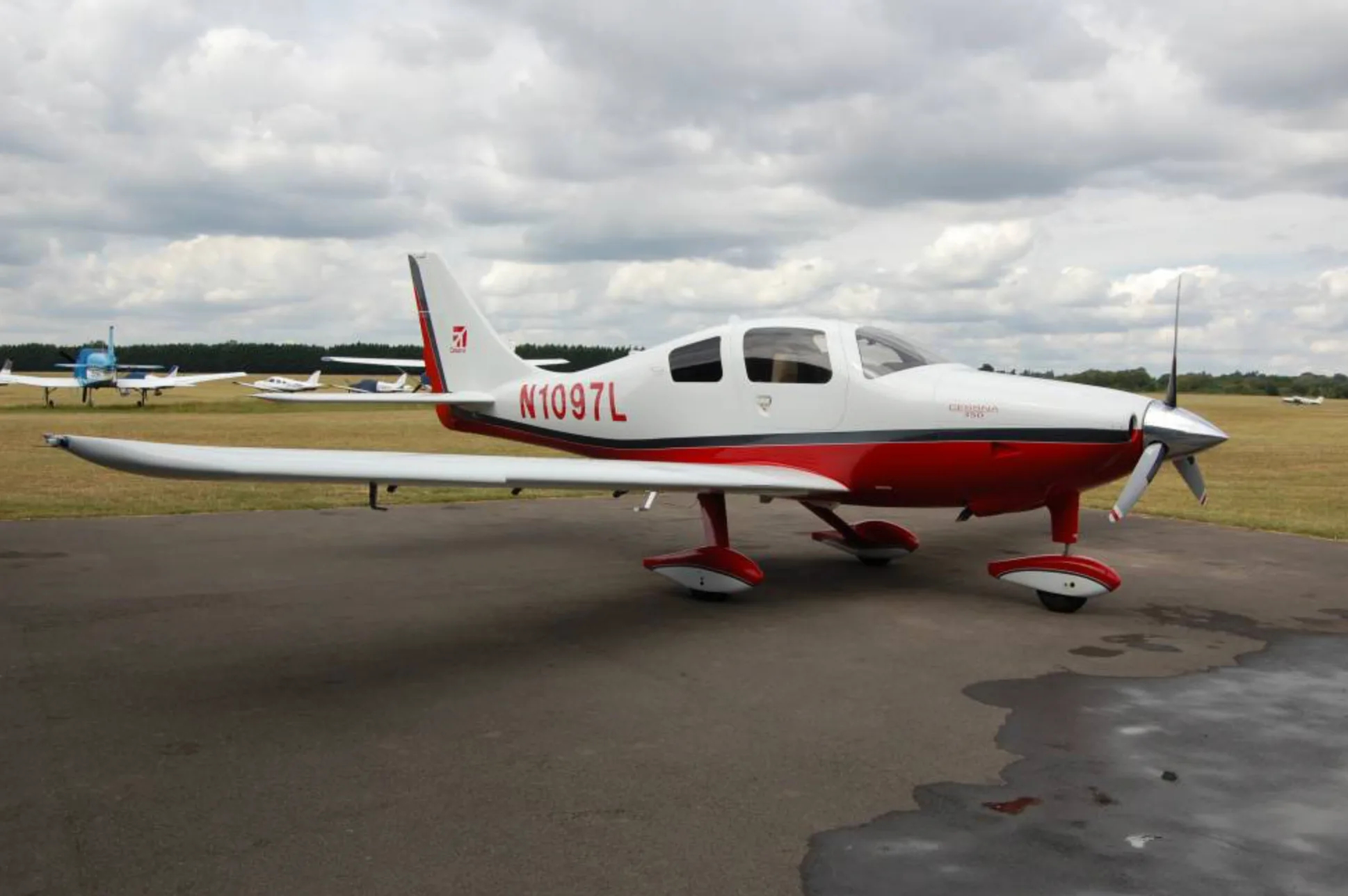 Exterior view of a 1973 Cessna 177B.