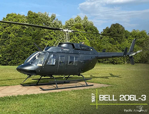 Marketing image of a 1987 Bell 206L-3.