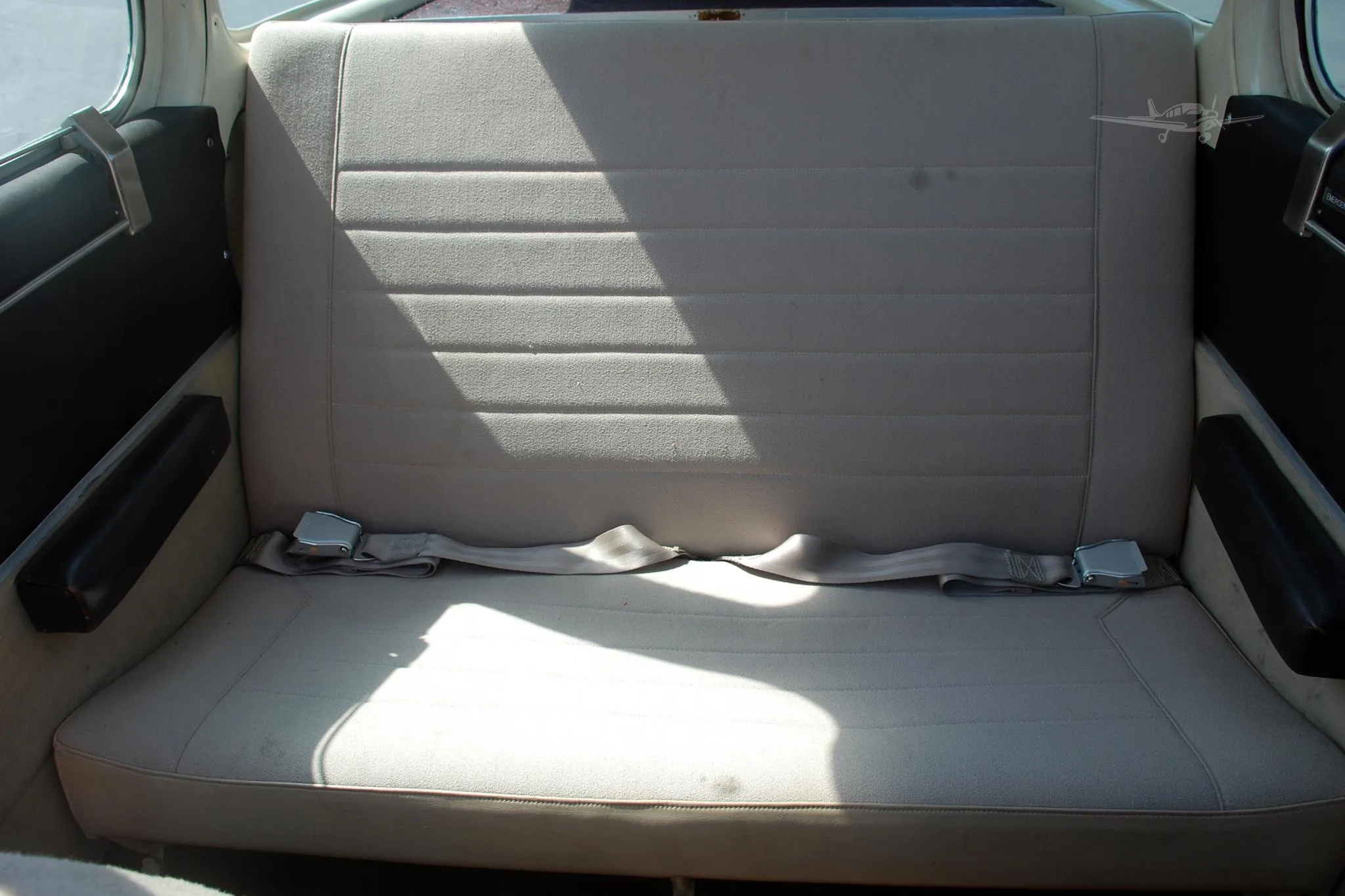 Cabin interior of a 1956 BEECHCRAFT G35 BONANZA.