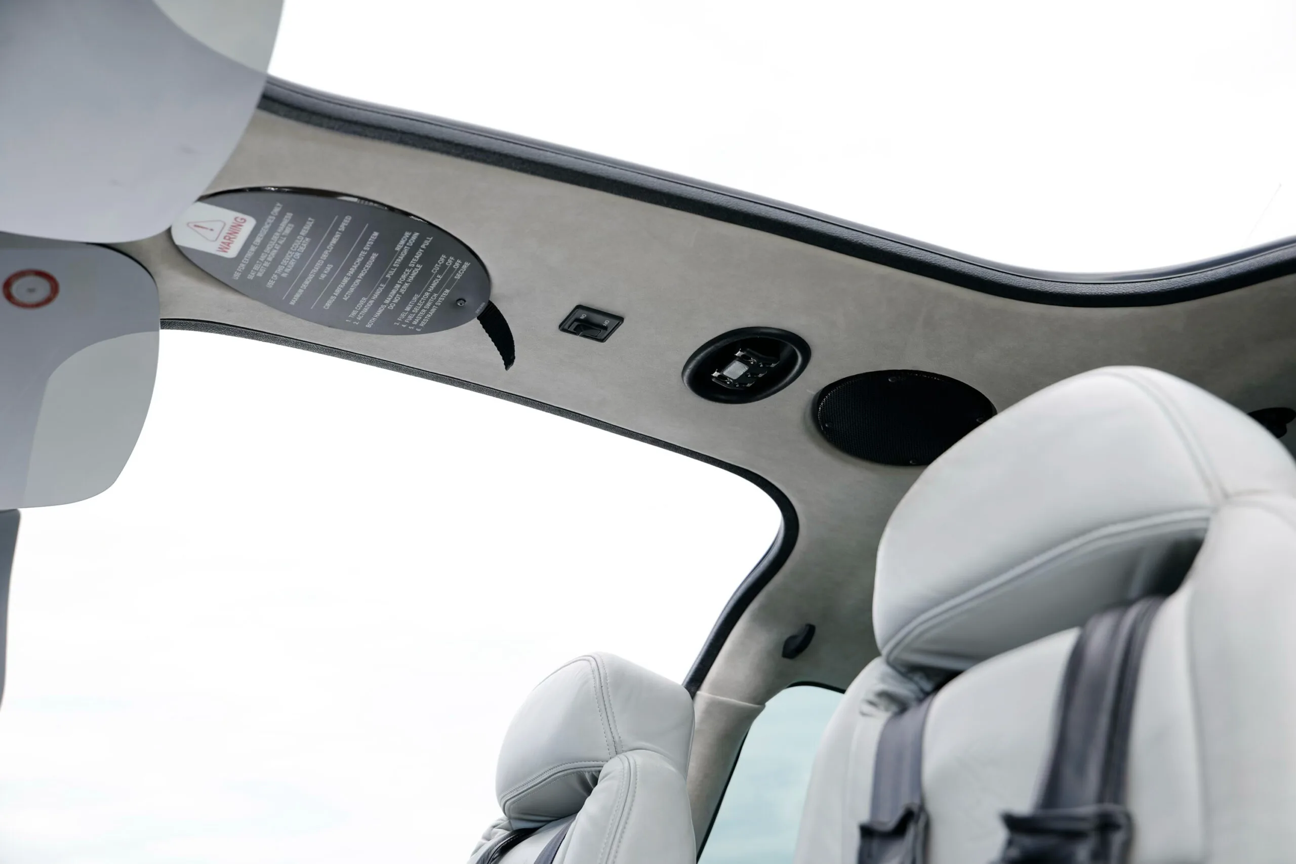 Cabin interior of a 2016 Cirrus SR22 G5.