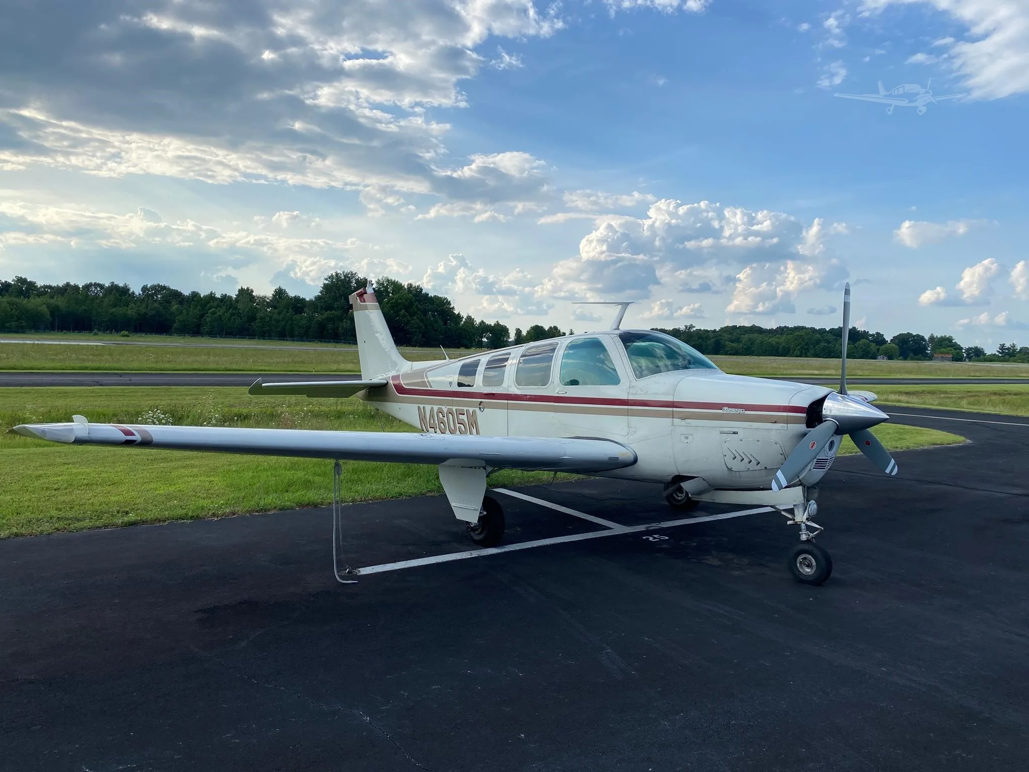 Exterior view of a 1978 BEECHCRAFT A36 BONANZA.