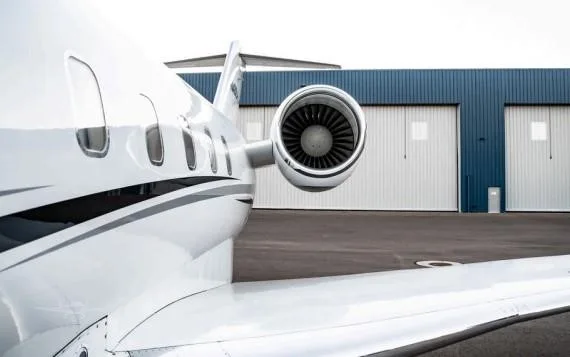 Exterior view of a 1983 BOMBARDIER CHALLENGER 601-3A, N480LA.