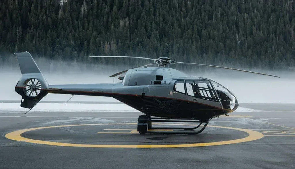 Cabin interior of a 2003 Eurocopter EC120B.