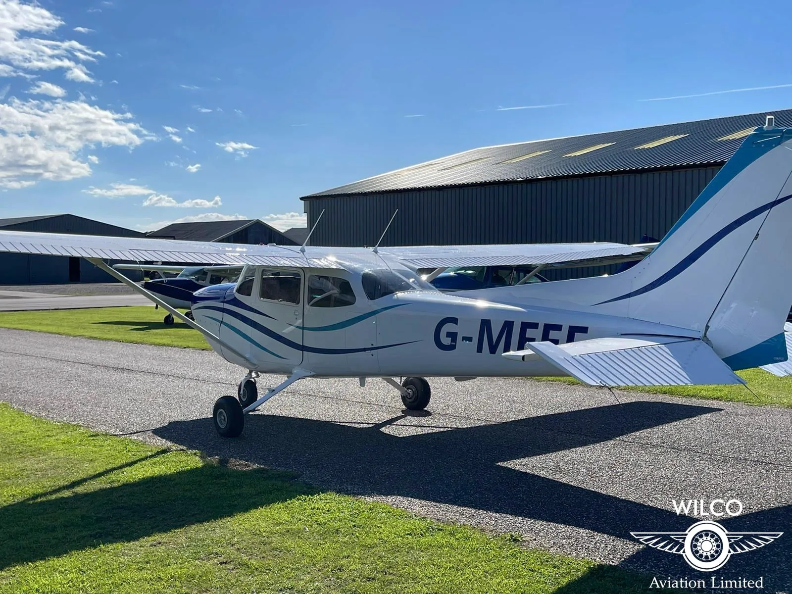 Exterior view of a 1973 Cessna FR172J Reims Rocket.