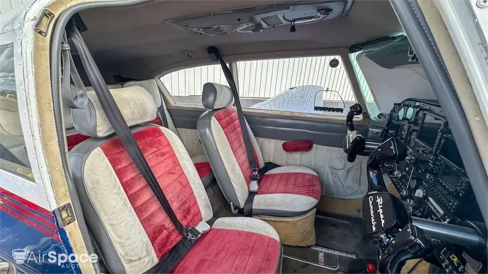 Cabin interior of a 1965 Comanche PA-24-400 SN:.