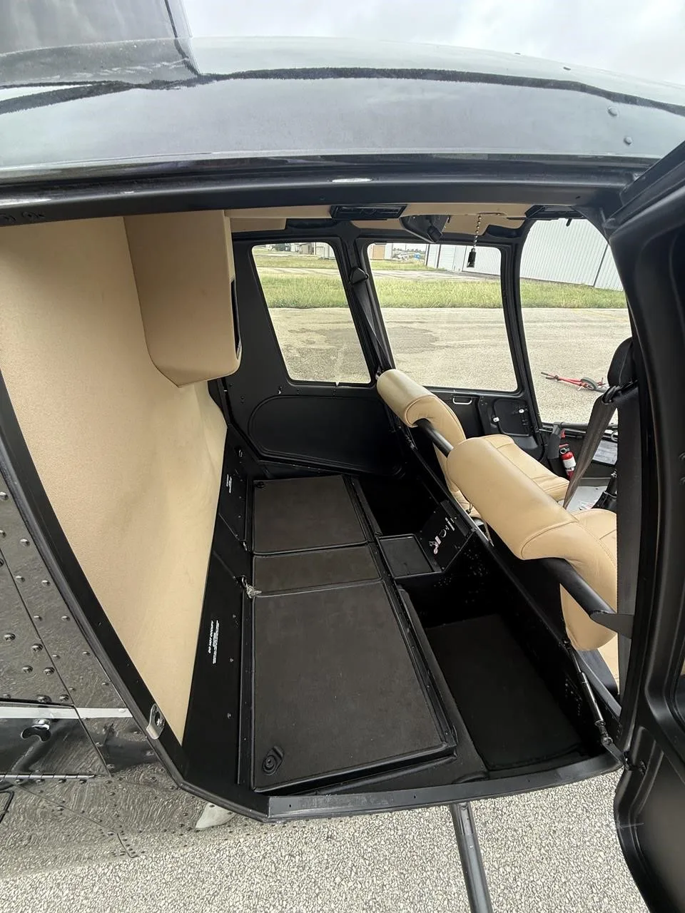 Cabin interior of a 2025 ROBINSON R44 CADET.