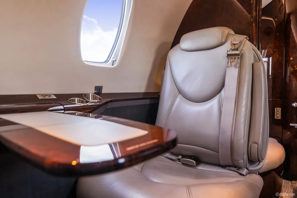 Cabin interior of a 2010 Cessna CITATION XLS+ | Leviate Air Group.