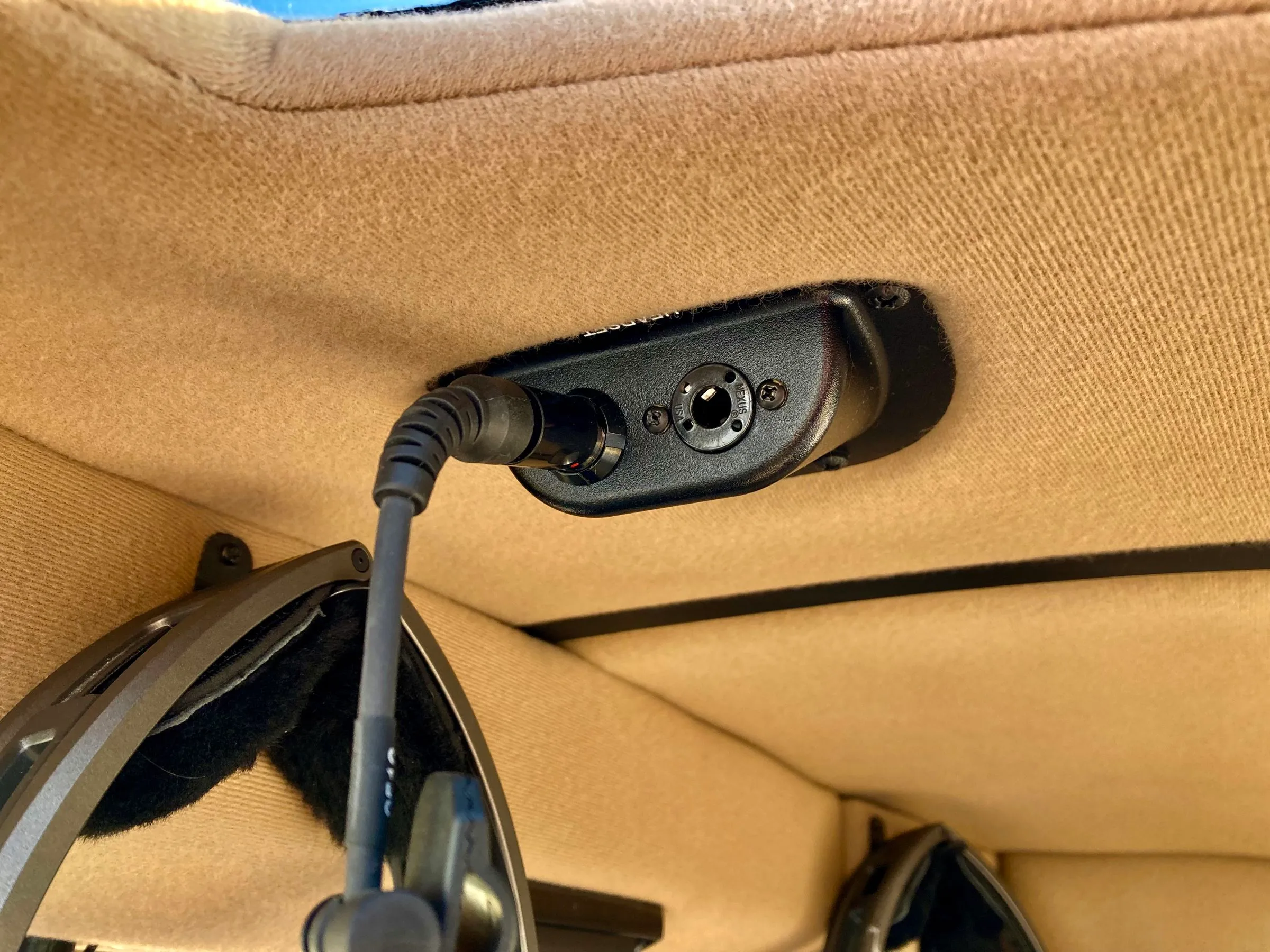 Avionics suite of a 2018 Robinson R44 Raven II.