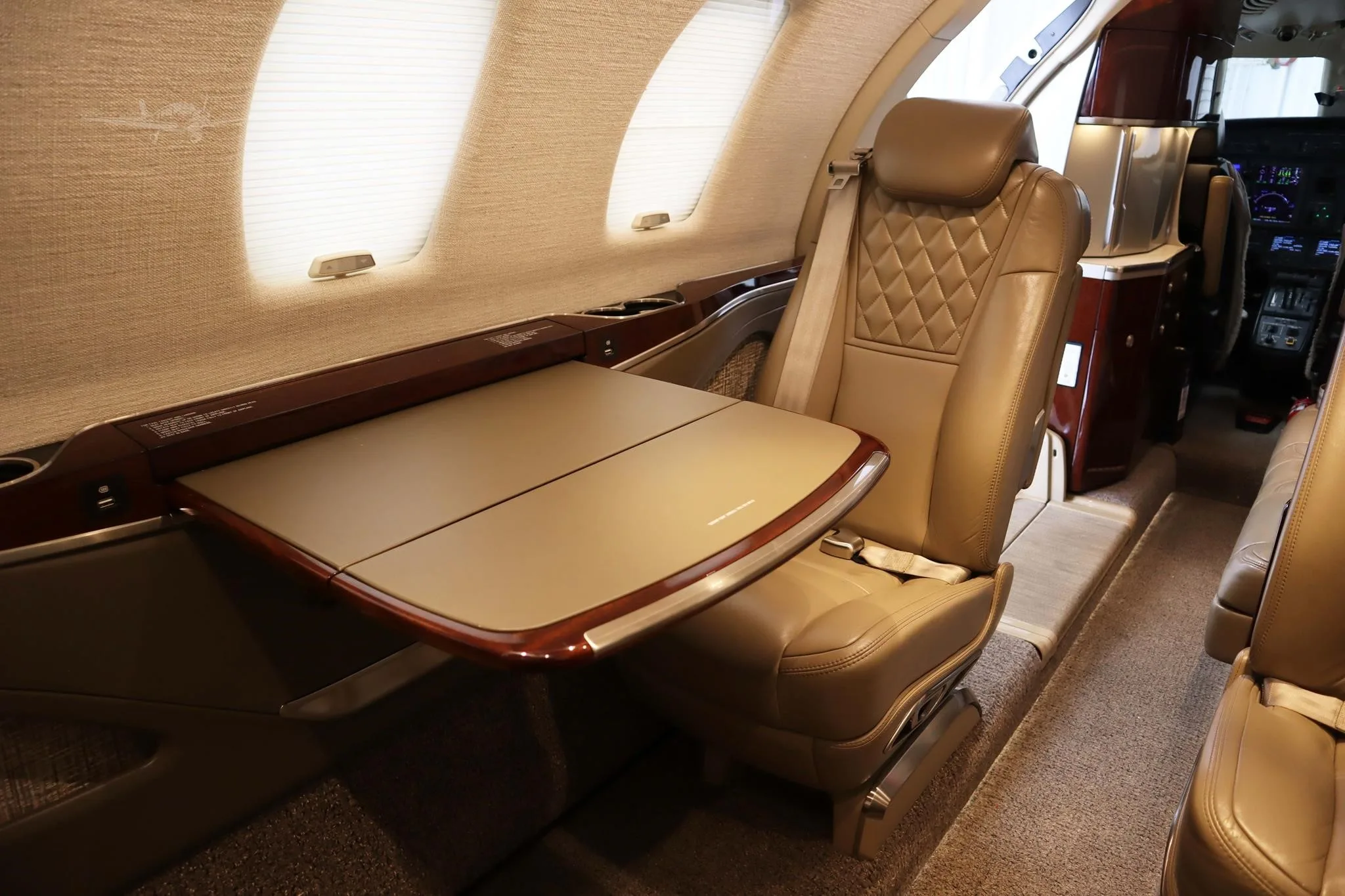 Cabin interior of a 2021 CESSNA CITATION CJ4 GEN 2.