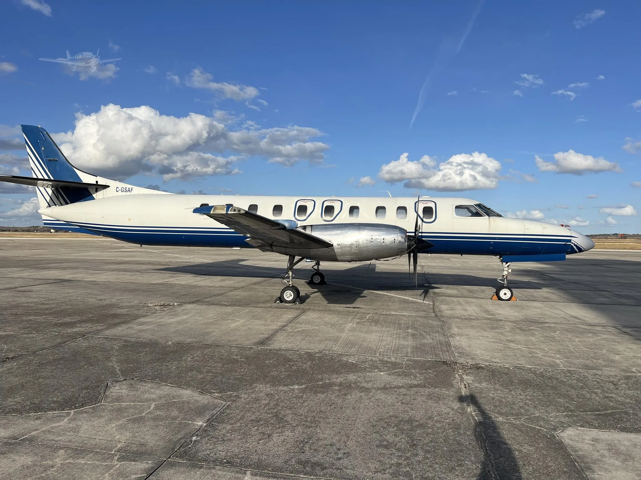 Exterior view of a 1995 FAIRCHILD METRO 23, N957BA.