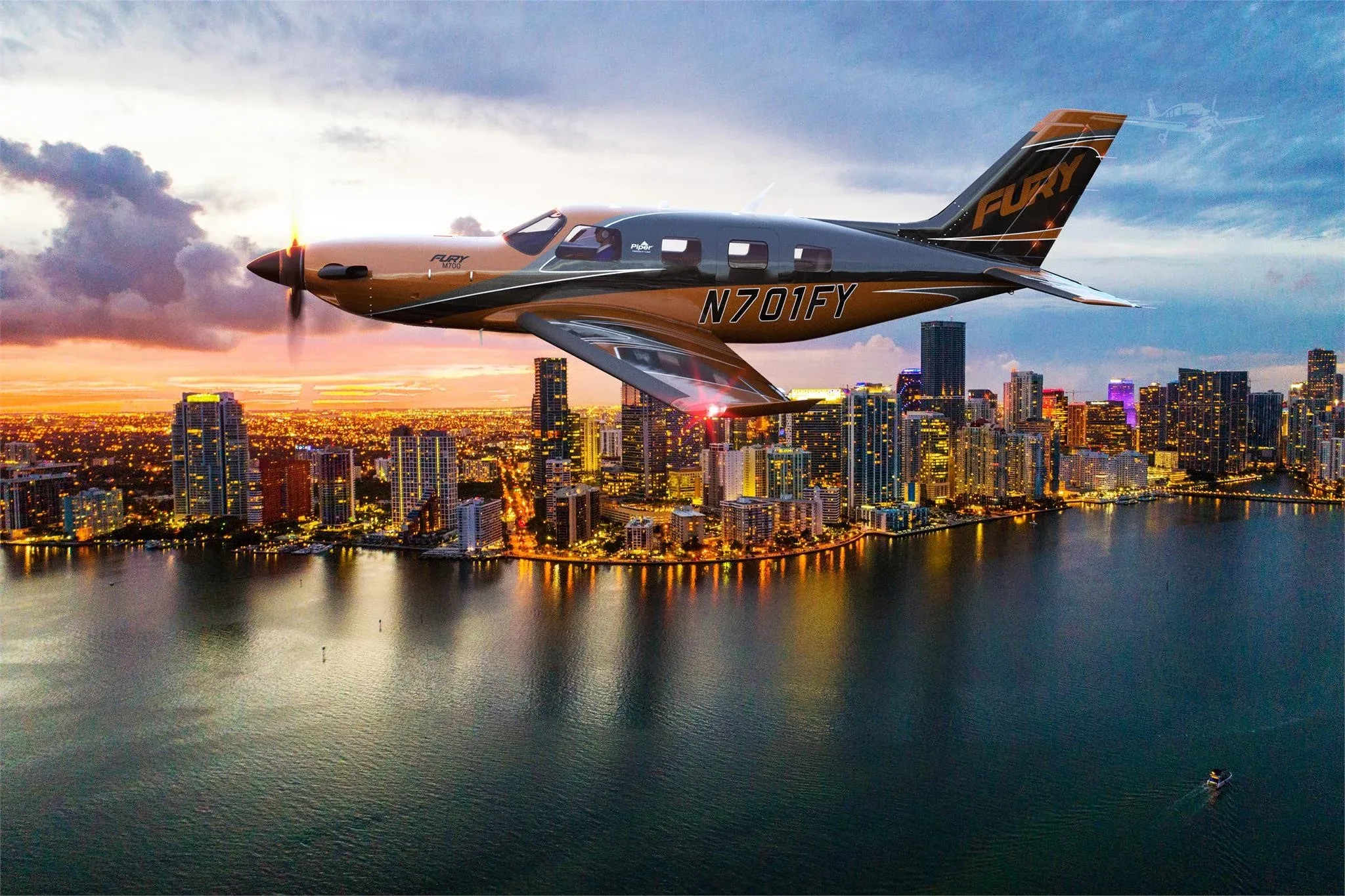 Marketing image of a 2026 PIPER M700.