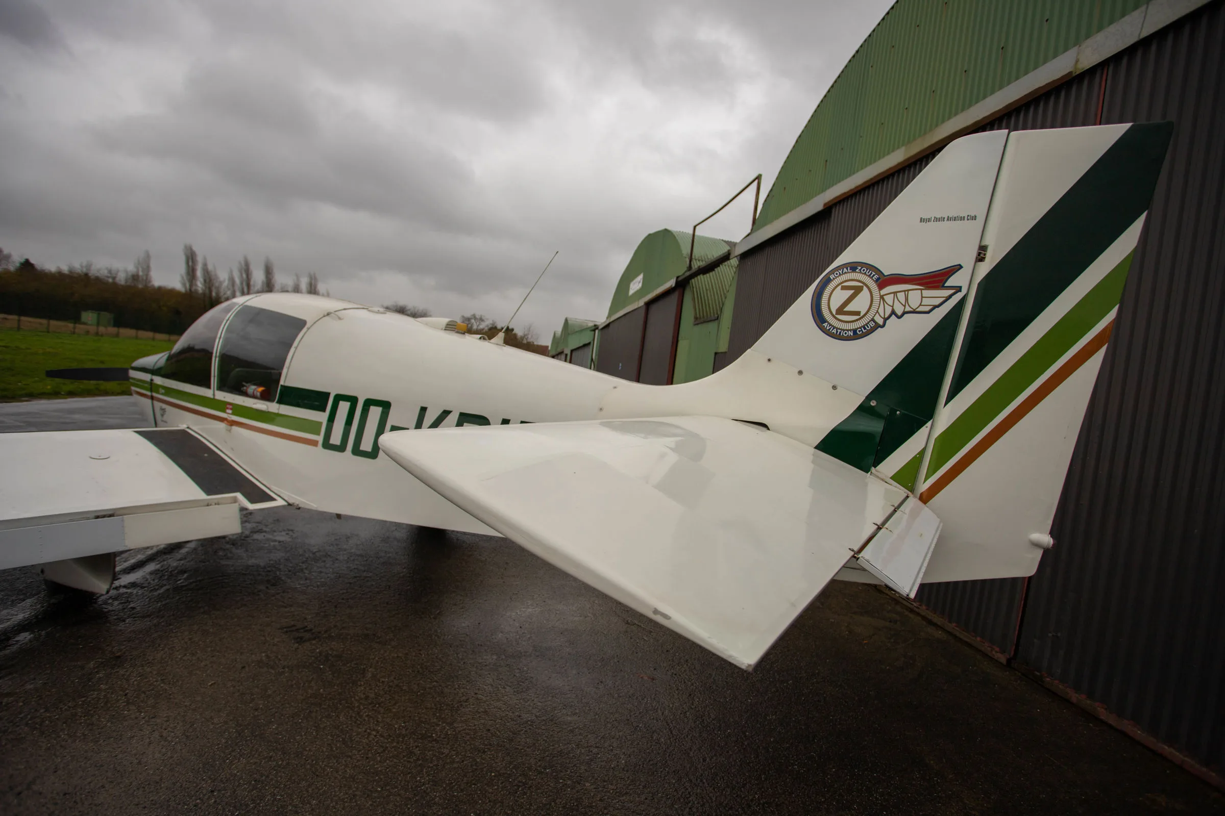 Exterior view of a 1982 Robin DR-400 120 Dauphin 2+2.