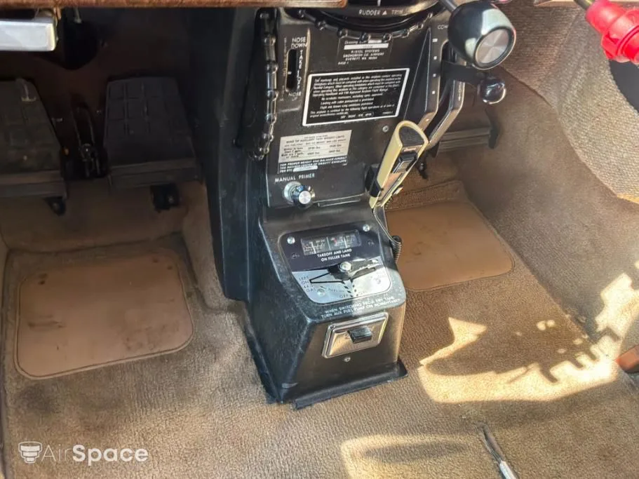 Cabin interior of a 1980 Cessna P210N Pressurized Centurion.