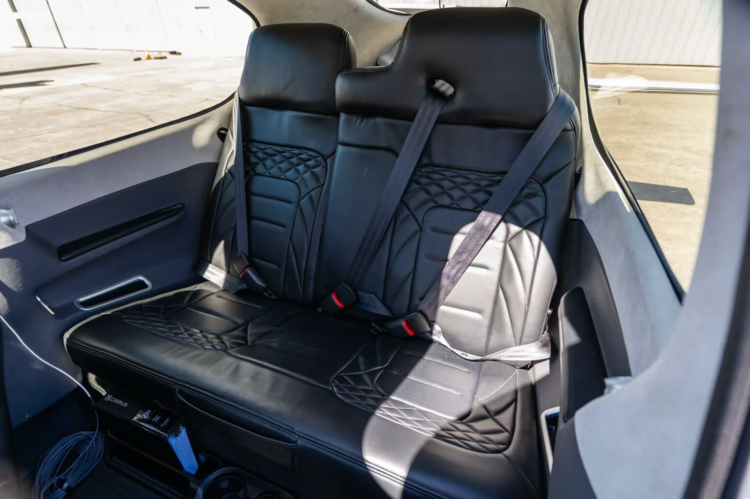 Cabin interior of a Cirrus.