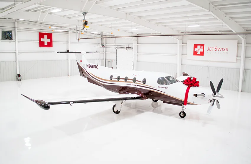 Exterior view of a 2011 Pilatus PC-12 NG - SN 1266.