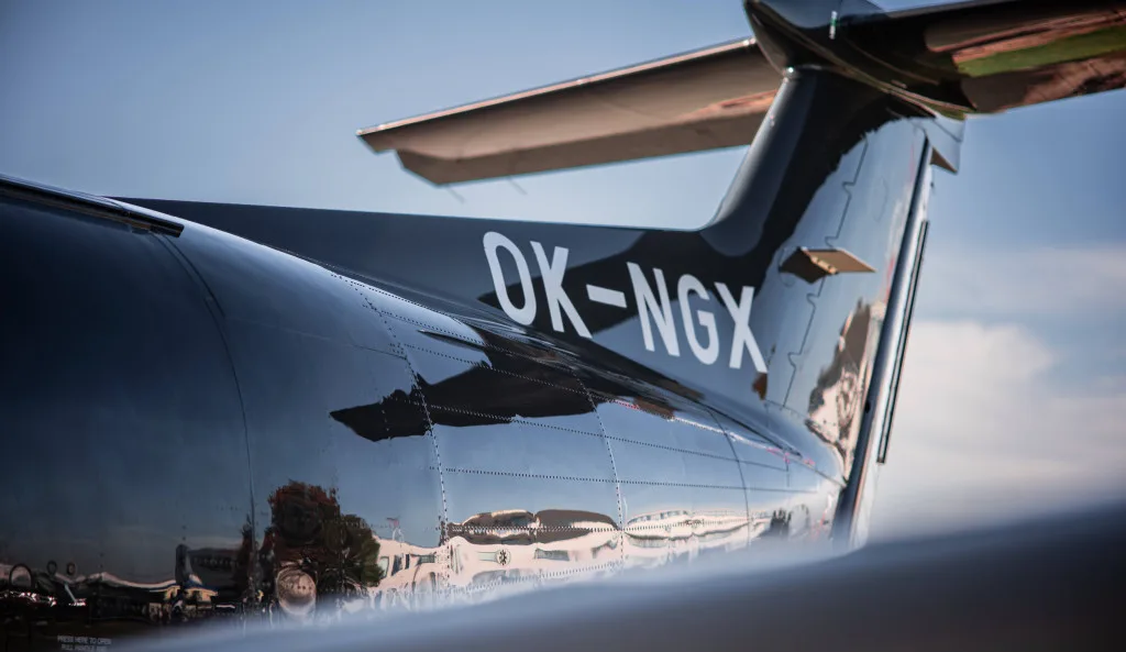 Exterior view of a 2022 Pilatus.