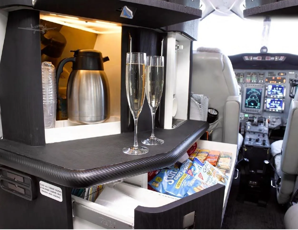 Cabin interior of a 1994 CESSNA CITATION V ULTRA.