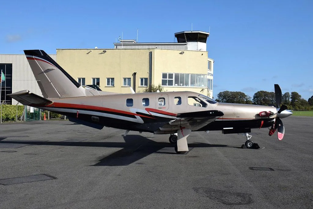 Exterior view of a 2010 Socata tbm 850.