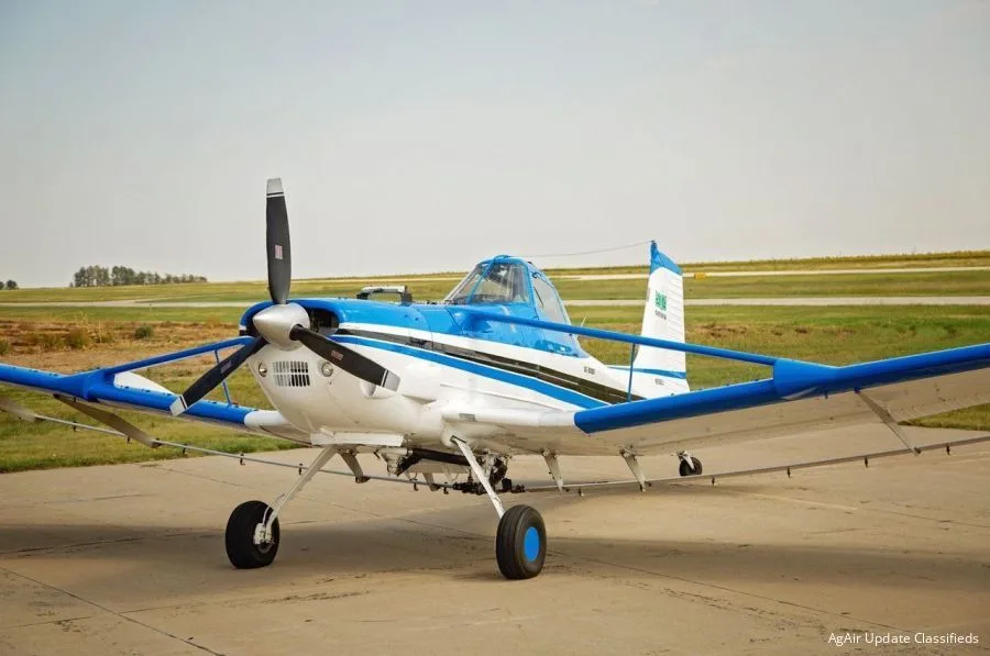 Exterior view of a 1979 Cessna AG Husky T188C, N2689J.