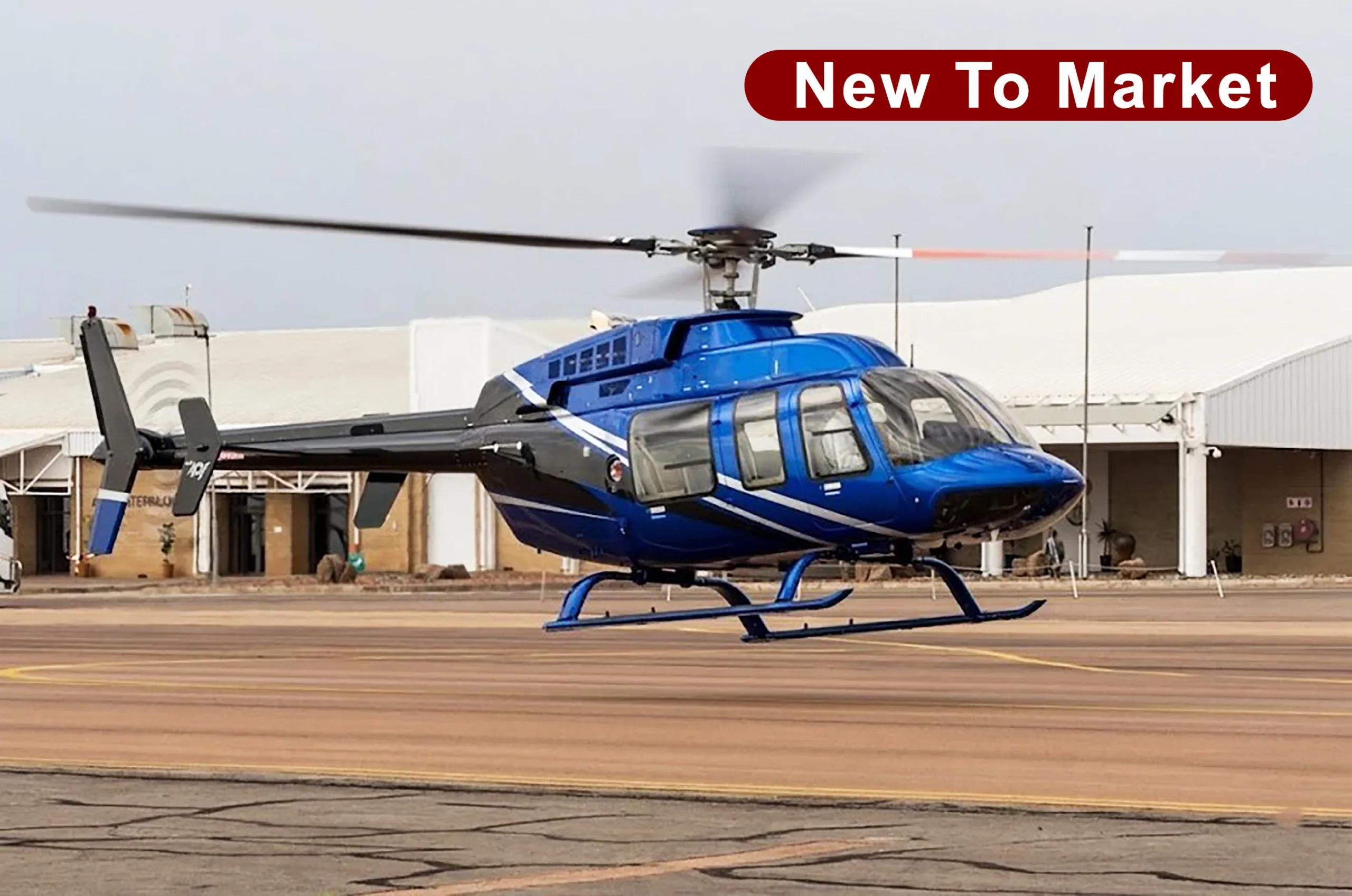 Exterior view of a 2003 Bell 407.