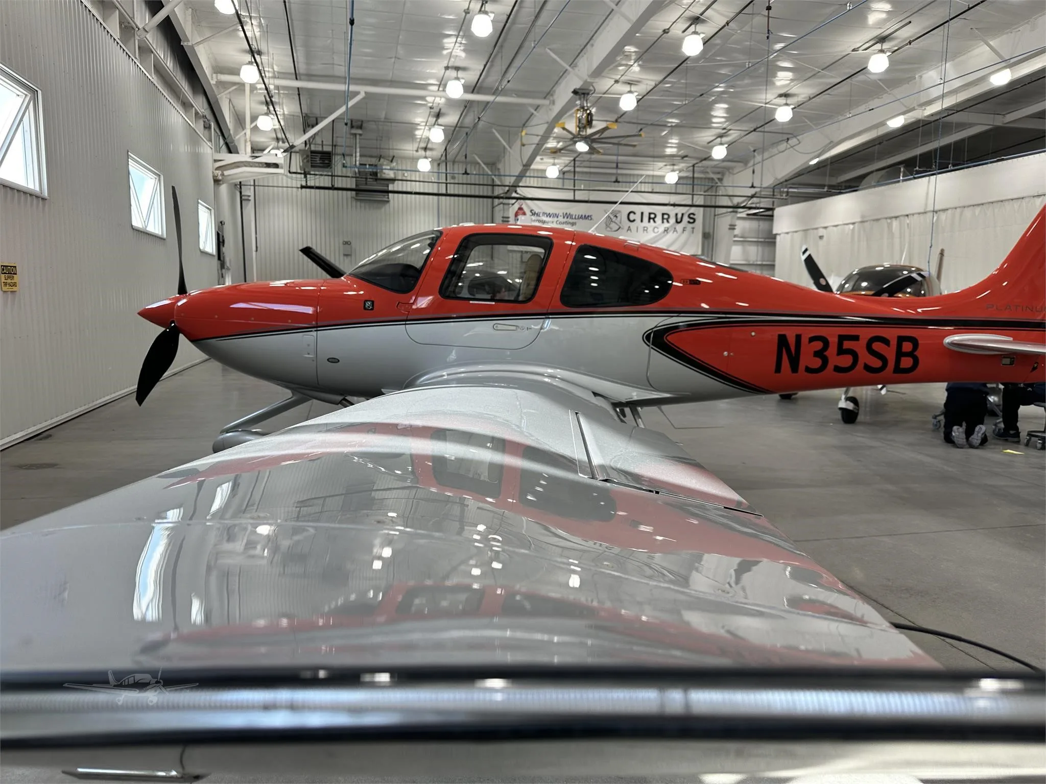 Exterior view of a 2023 CIRRUS SR22-G6, ZS-SES.