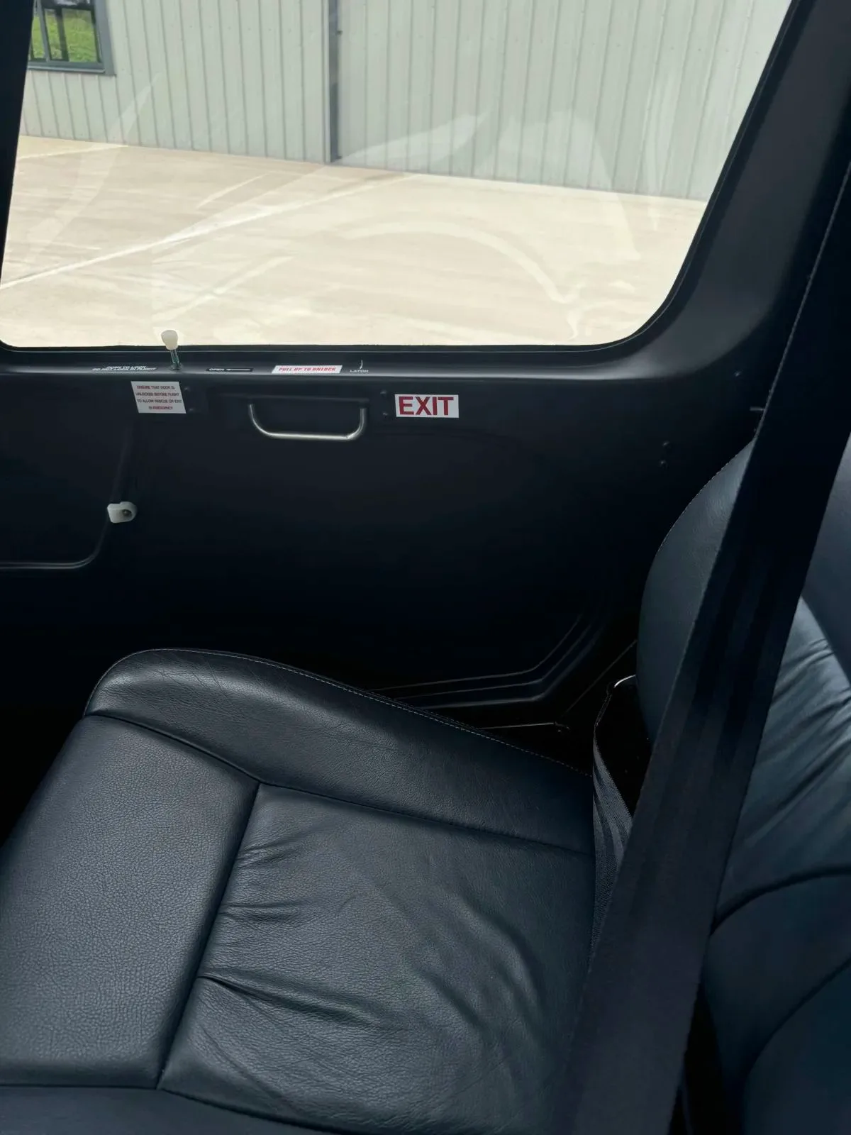 Cabin interior of a 2017 Robinson R44 Raven II.