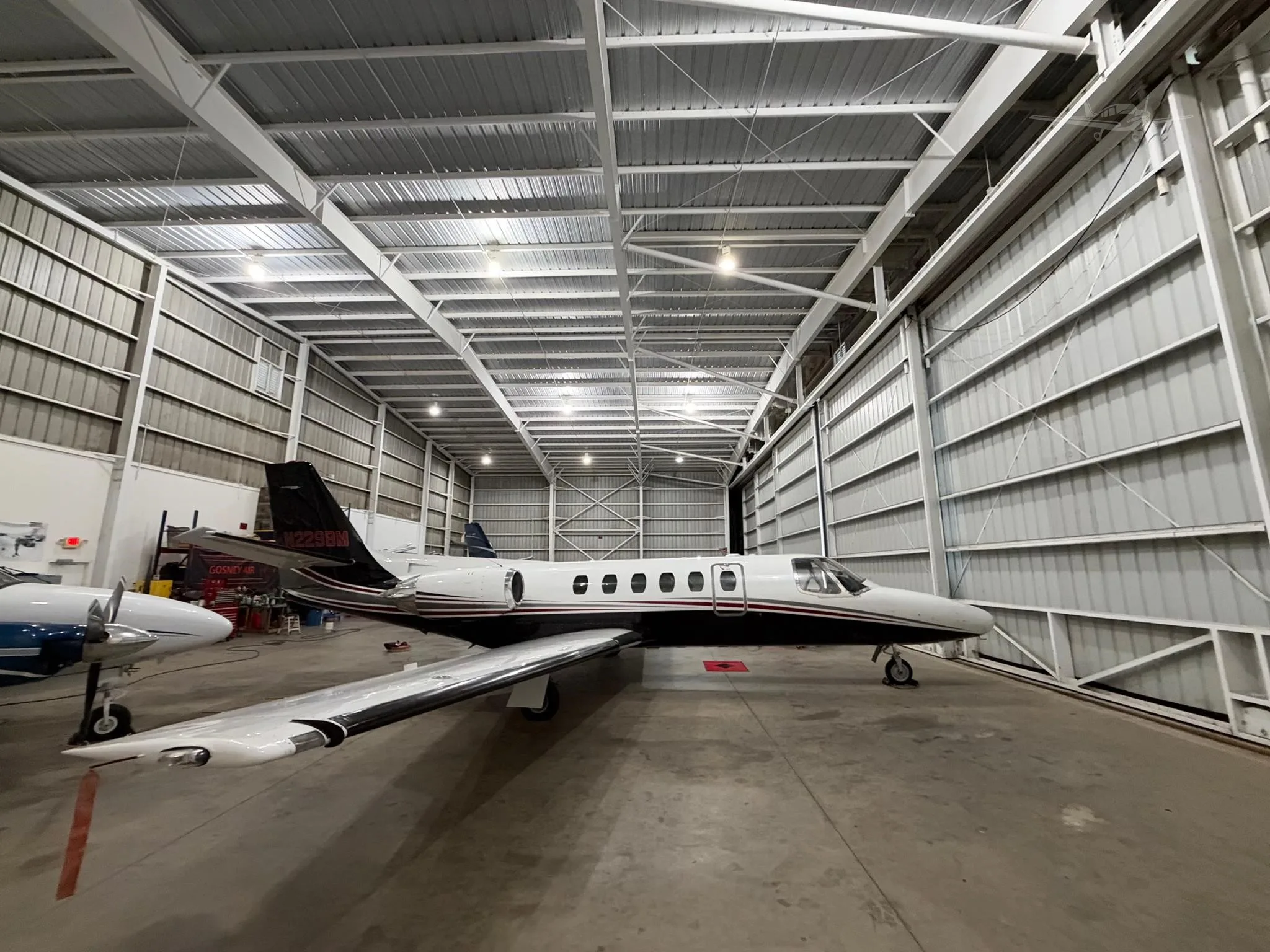 Exterior view of a 1981 CESSNA CITATION II, N229BM.
