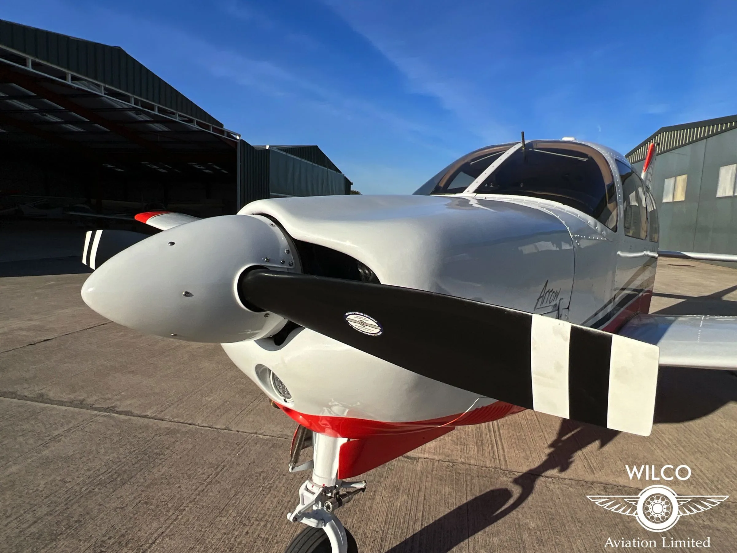 Marketing image of a 2002 Piper PA-28R-201 Arrow III.