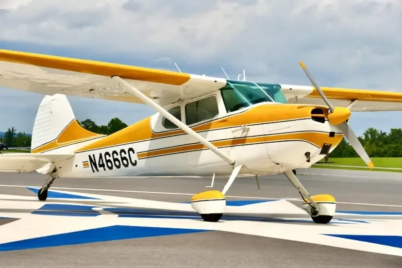 Marketing image of a 1953 Cessna 170B.