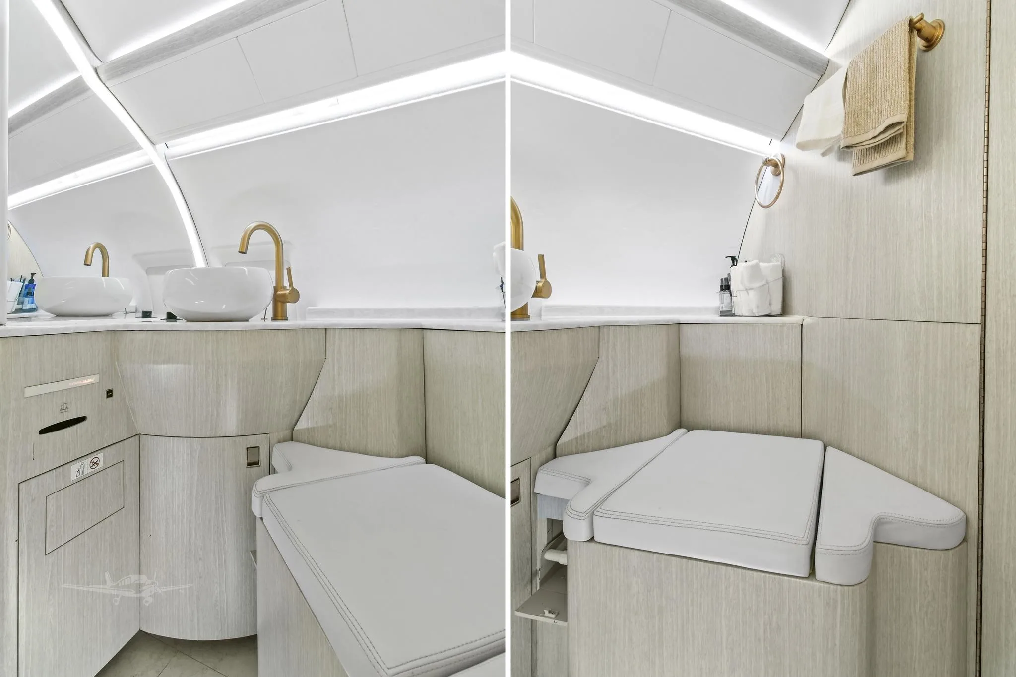 Cabin interior of a 1992 BOMBARDIER CHALLENGER 601-3A/ER.