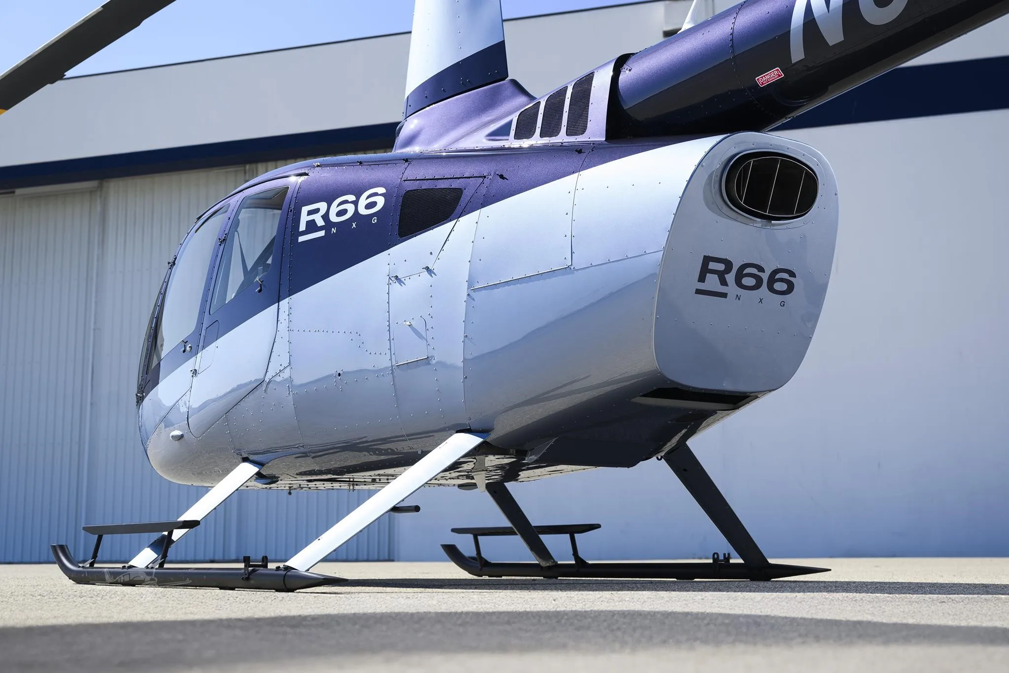 Exterior view of a 2027 ROBINSON R66 NXG.