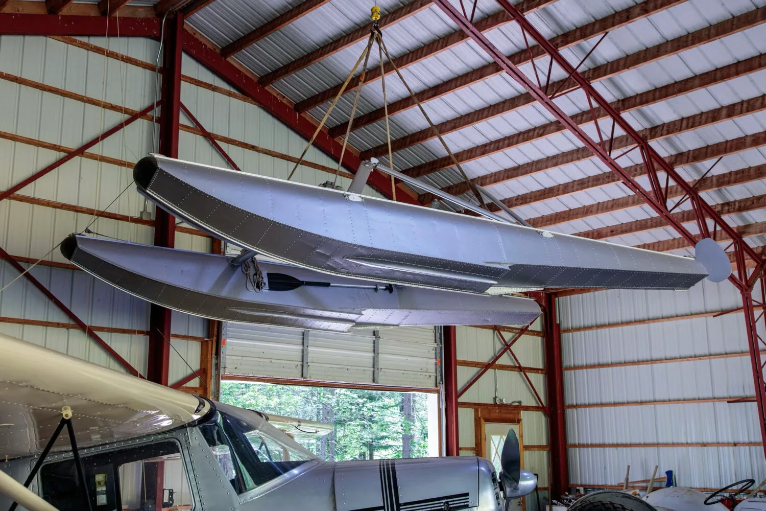 Exterior view of a 1953 Piper PA-18-105 SPECIAL, N295T.
