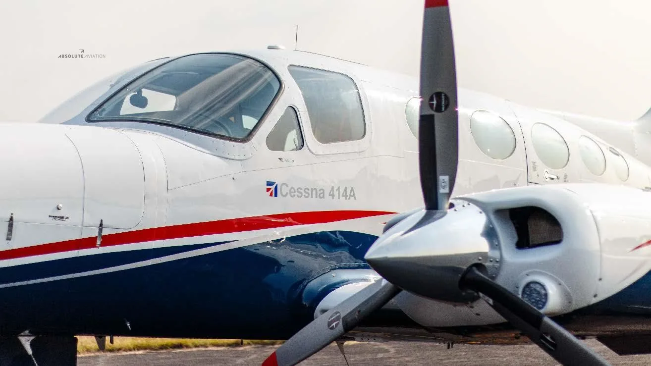 Exterior view of a 1980 CESSNA 414A.