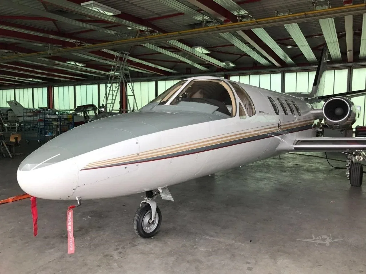 Exterior view of a 1982 Cessna Citation I/SP, N60EW.
