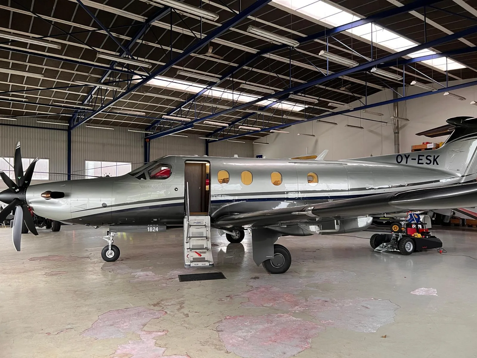 Exterior view of a 2018 Pilatus pc 12ng off market.