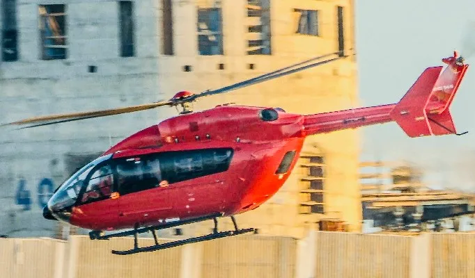 Marketing image of a 2011 Eurocopter EC145.