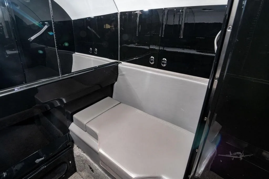 Cabin interior of a 1989 DASSAULT FALCON 50.