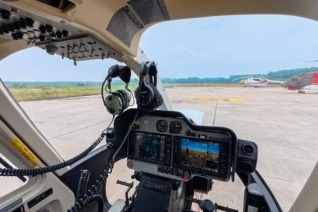 Avionics suite of a 2017 Bell.