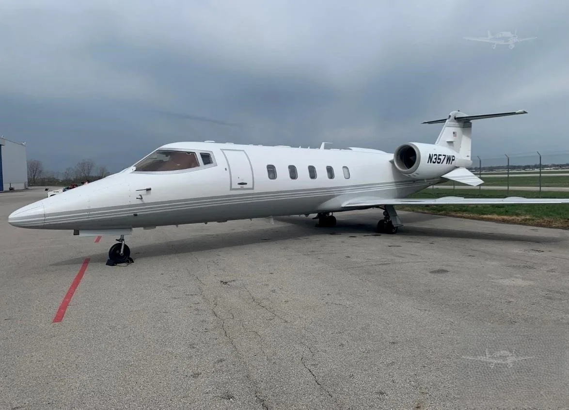 Exterior view of a 2006 LEARJET 60SE, N357WP.