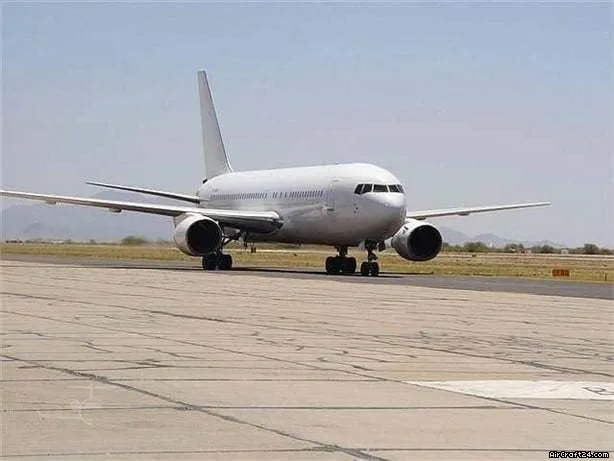 Exterior view of a 1985 Boeing B767-200ER.