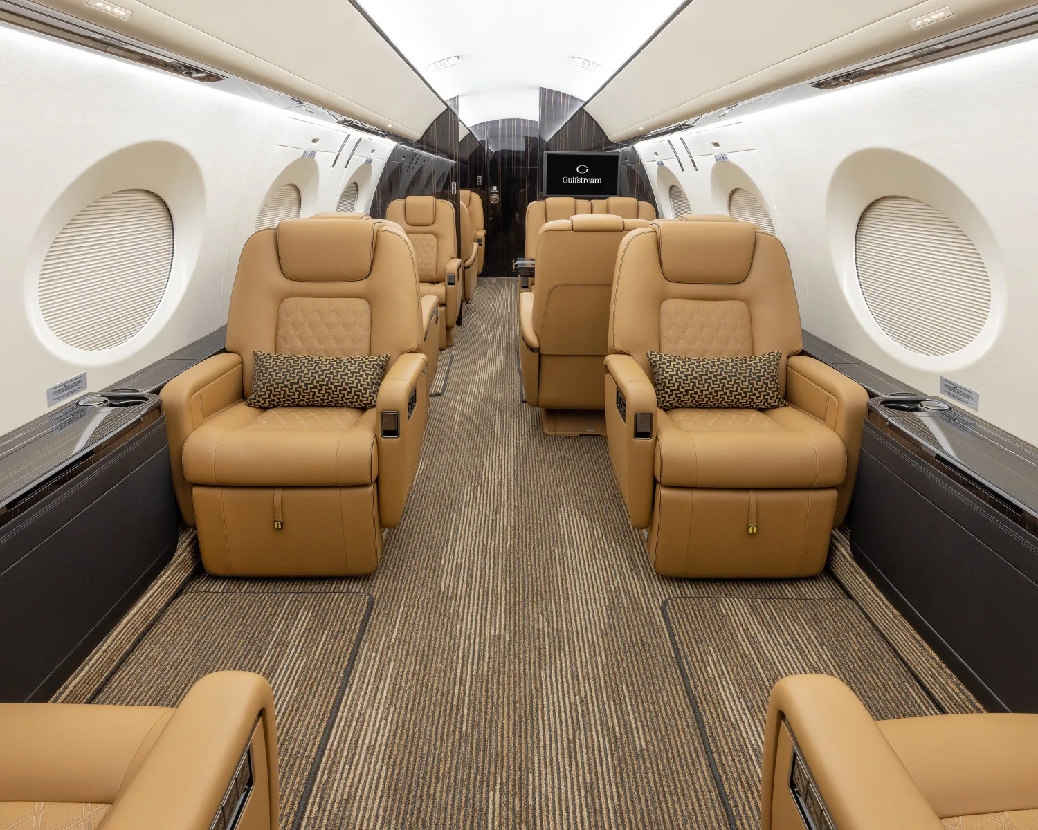 Cabin interior of a Gulfstream G500 –.