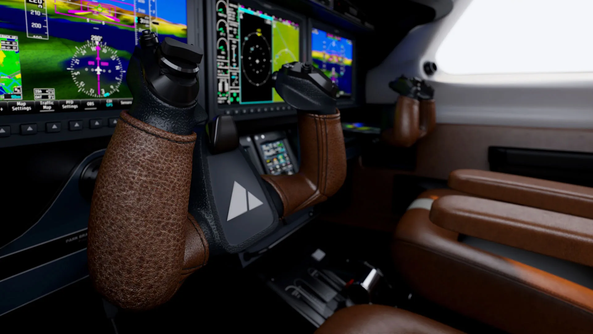 Cabin interior of a 2027 Piper PA-46-701TP M700 Fury.