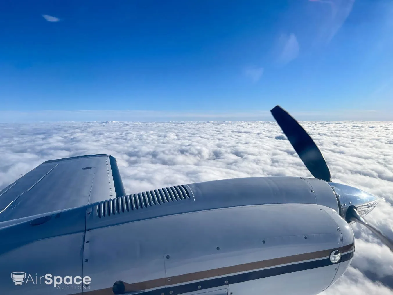 Exterior view of a 1981 Cessna 421 Golden Eagle.