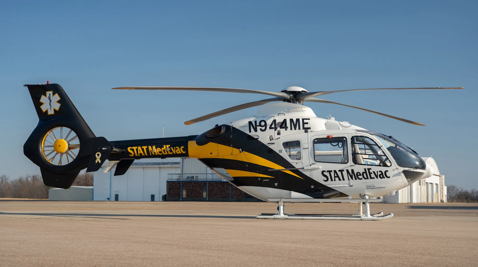 Marketing image of a 2010 Airbus EC135T2+.