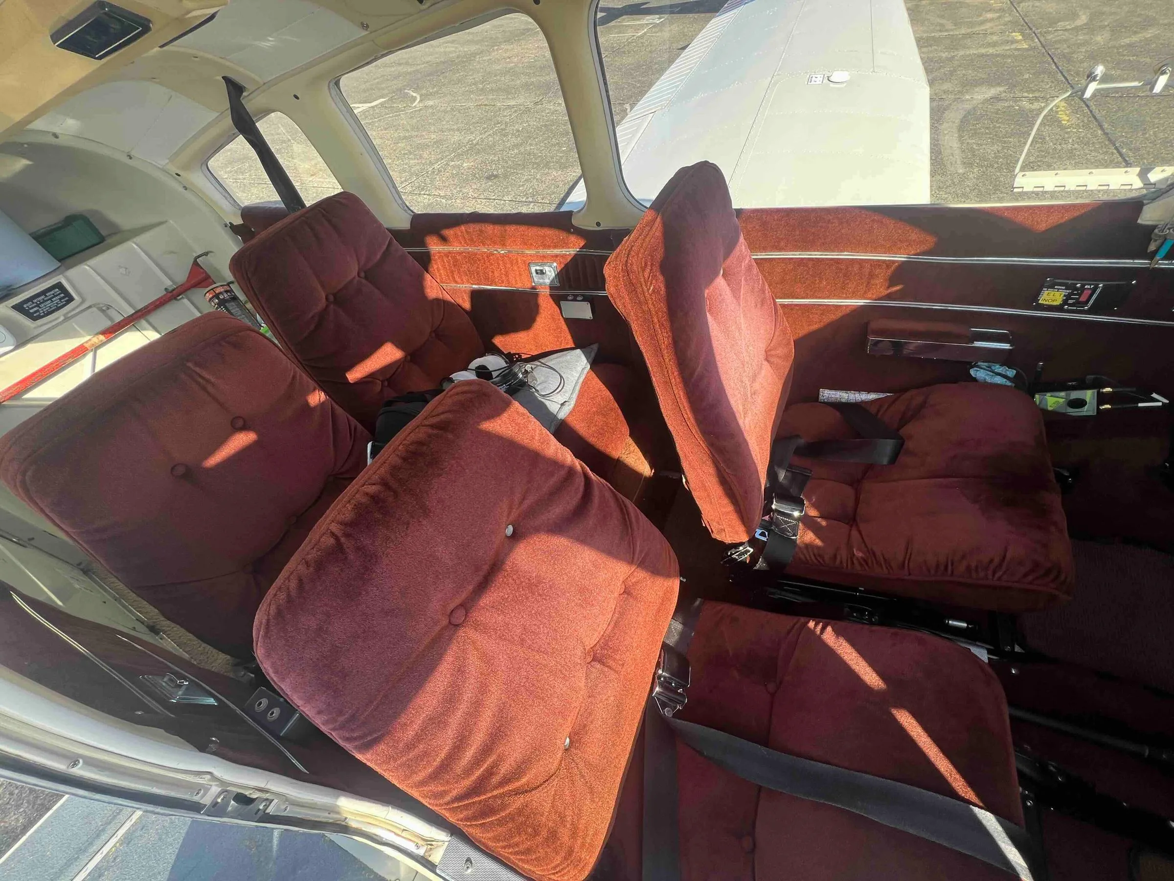 Cabin interior of a 1984 Piper PA-28-236 Dakota.