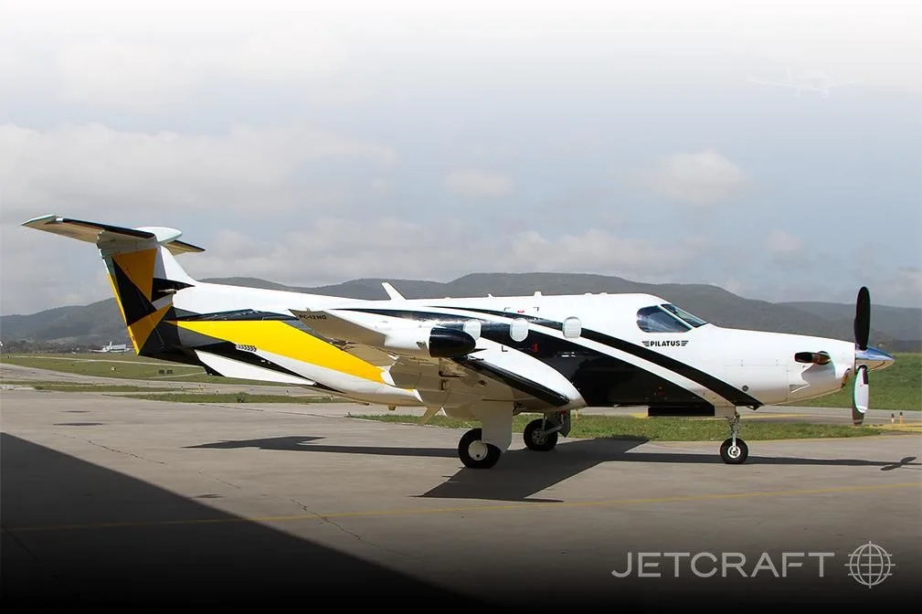 Exterior view of a 2013 PILATUS PC-12 NG.