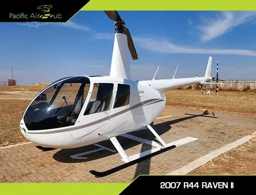Exterior view of a 2007 ROBINSON R44 RAVEN II.