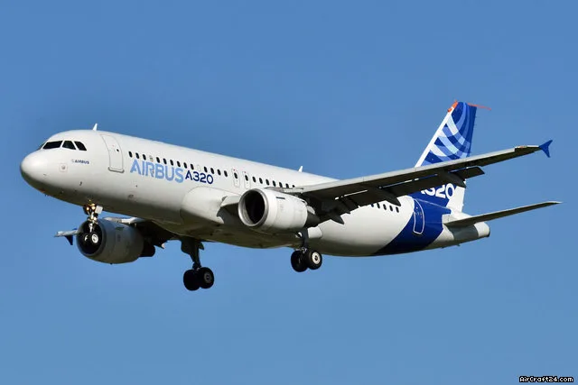 Marketing image of a 2008 Airbus A320-214.